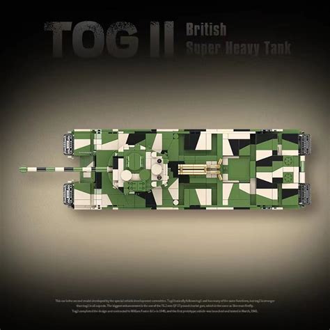 Quan Guan 100241 TOG II British Super Heavy Tank With 2288 Pieces ...