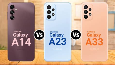 Samsung Galaxy A14 5g Vs Samsung Galaxy A13 5g Vs Samsung Galaxy A33 5g Youtube