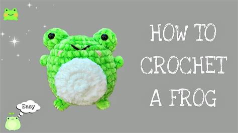 Beginner Tutorial How To Crochet A Frog Frog Amigurumi Tutorial Xuxu Crochet