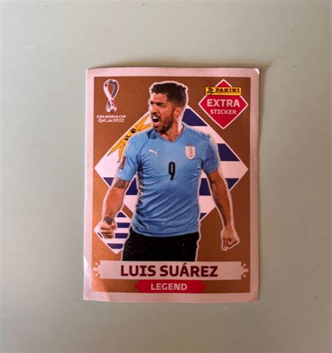 Figurinha Legend Extra Luis Su Rez Fundo Bronze Cacareco Panini Usado