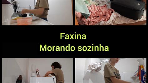 MORANDO SOZINHA AOS 18 FAXINA YouTube