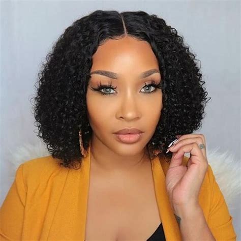 Buy Hanne Lace Front Wig Afro Kinky Curly Wigs L Part Lace Front Wig