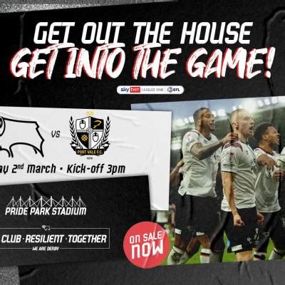 Ticket Information Port Vale H Blog Derby County