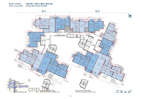 港島南岸 第02期 揚海 第01b座 平面圖