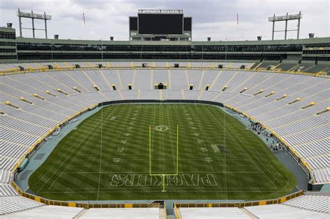 Interactive Seating Chart For Lambeau Field A Visual Reference Of Charts Chart Master