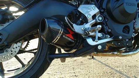 Yamaha Mt Tracer With Full Black Widow Exhaust Youtube