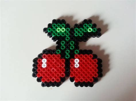 Cerezas Hama Midi Plantillas Hama Beads