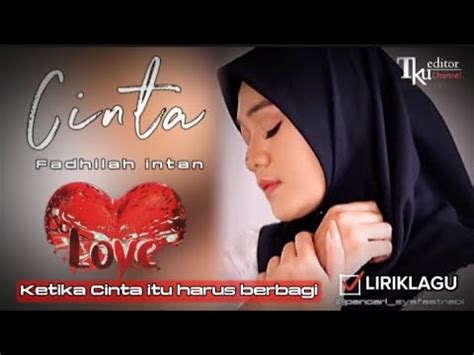 Fadhilah Intan Cinta Krisdayanti Feat Melly Goeslaw Youtube