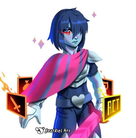 Stunning Redesign Of Kris From Deltarune