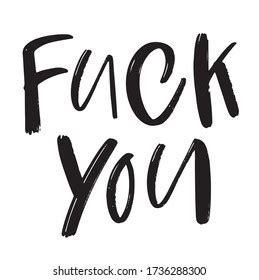 Fuck You Text Images Stock Photos Vectors Shutterstock