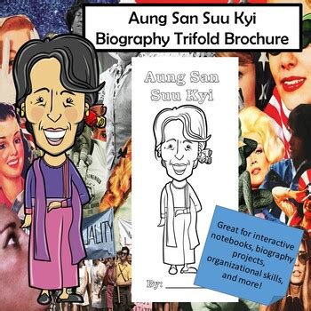 Aung San Suu Kyi Biography Trifold Graphic Organizer TPT