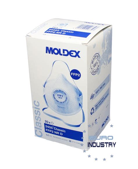 Moldex Classic Ventex Valve Disposable Respirator Mask Ffp Nr D