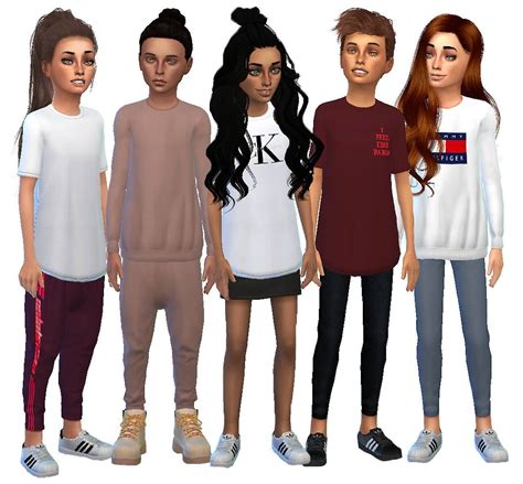 Sims 4 The Cc Mods For Toddlers And Kids Clothing And Beds Honcreative