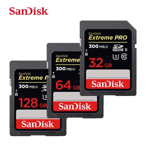 Cartão De Memória Sandisk Extreme Pro Sdhc Sdxc Uhs Ii 170mbs 128gb