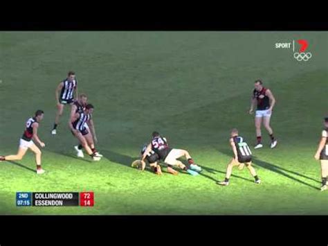 Round Afl Collingwood V Essendon Highlights Youtube