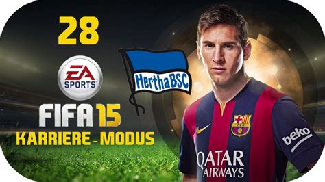 Fifa 15 Karriere Modus Lets Play Gameplay Part 28 Deutsch German