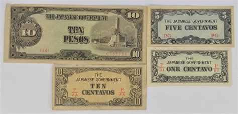 World War 2 Japanese Currency Collection Historic Bank Notes Property Room