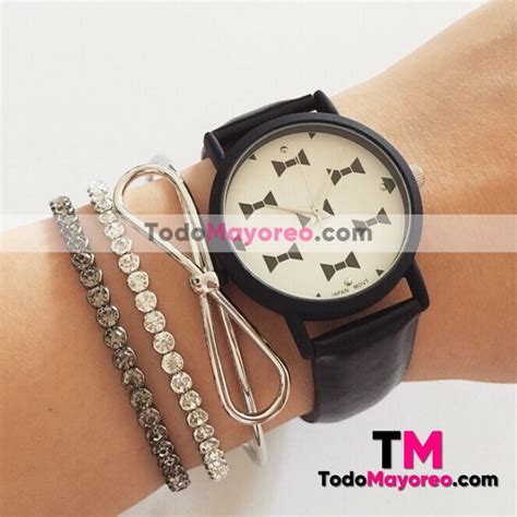 Reloj Con Extensible De Piel R2055 TodoMayoreo