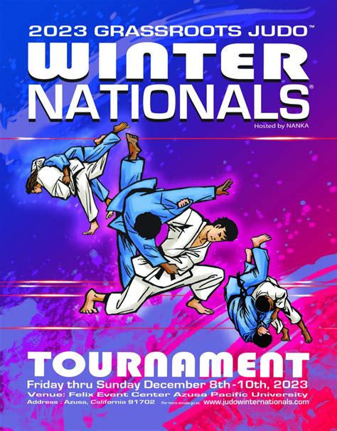 2023 Grassroots Judo Winter Nationals & Clinics @ Azusa, CA | NankaJudo.com