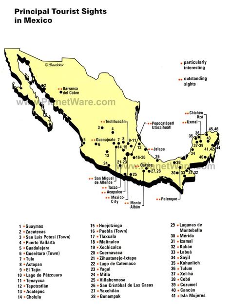 New Mexico Tourist Attractions Map