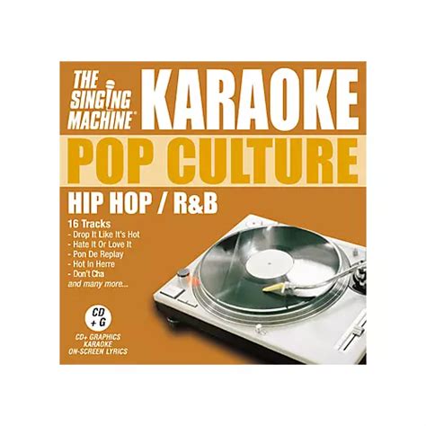 The Singing Machine Pop Culture Hip Hop R N B Karaoke CD G Musician S