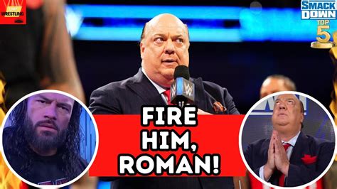 Roman Reigns Paul Heyman Should No Longer Be The Wiseman Wwe