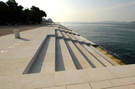 Zadar Croatia The Musical Sea Organ Morske Orgulje Is Located On