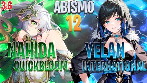 Nahida Quickbloom Yelan International Genshin Impact Abismo