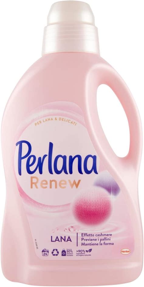 Perlana Renew Lana Rosa Detersivo Lavatrice Per Capi Colorati Effetto