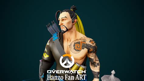 Artstation Hanzo Fan Art Overwatch