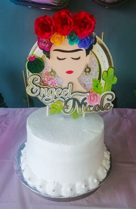 Frida Kahlo Cake Topper Cake Toppers Cake Mexican Party