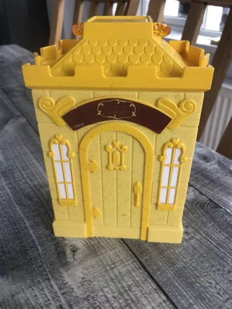 Disney Princess Carry Castle Playset Belle Beauty The Beast Polly