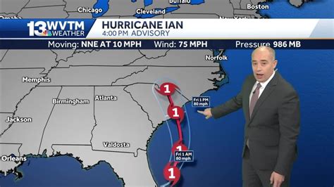 Tracking Hurricane Ian Thursday Night Youtube