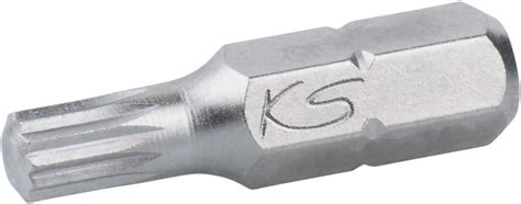 1/4 Spline bit M8, 25 mm, S2 Type"C": Amazon.co.uk: DIY & Tools