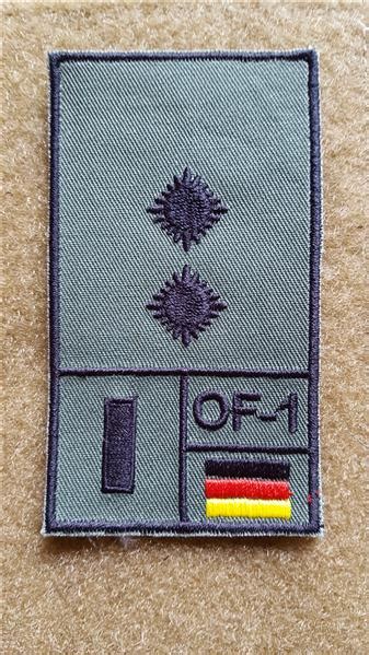 BW BUNDESWEHR US NATO KLETT PATCH ARMY OBERLEUTNANT LIEUTENANT OF 1