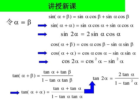 高中数学3 2 1倍角公式课件 新人教B版必修4 word文档在线阅读与下载 免费文档