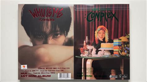 Unboxing HUI 후이 1st Mini Album WHU IS ME Complex YouTube