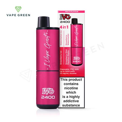 IVG 2400 Disposable Vapes 2400 Puffs FREE Delivery