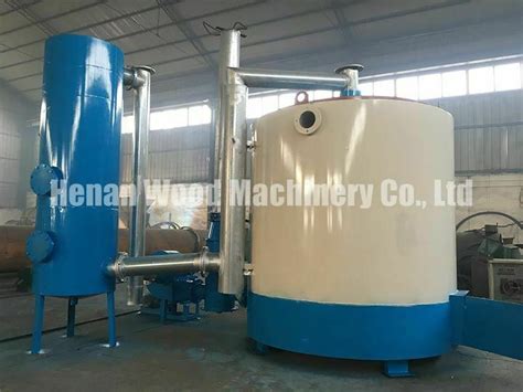 Hoist Carbonization Furnace Vertical Airflow Wood Charcoal Machine