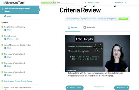 Vascular Ultrasound Registry Review Course My Ultrasound Tutor