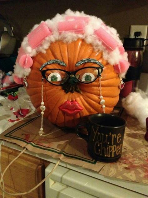 Grandma Pumpkin Pumpkin Decorating Contest Halloween Pumpkin Designs