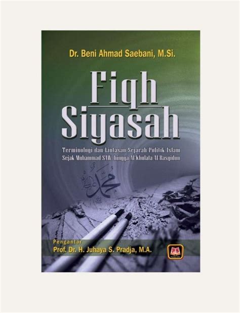 Jual BUKU Fiqh Siyasah Cover Baru HVS BENI AHMAD SAEBANI ORIGINAL Di