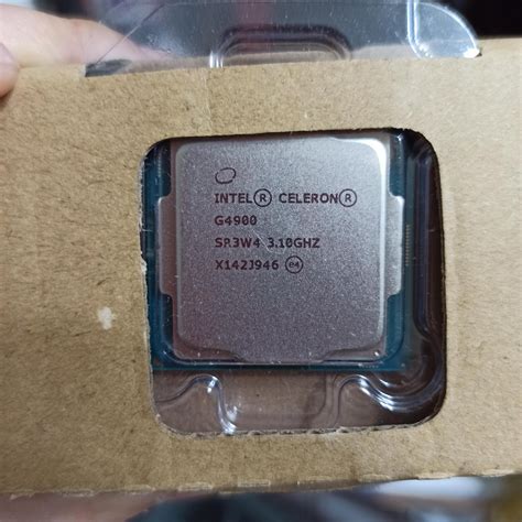全新-第9代intel celeron G4900 3.1G CPU中央處理器第九代適用B360系列主機板 | Yahoo奇摩拍賣