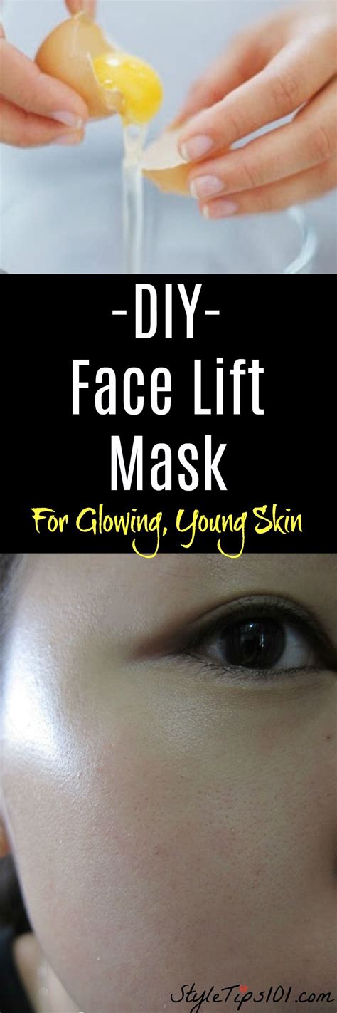 DIY Face Lift Mask Face Lift Mask Diy Face Diy Face Mask