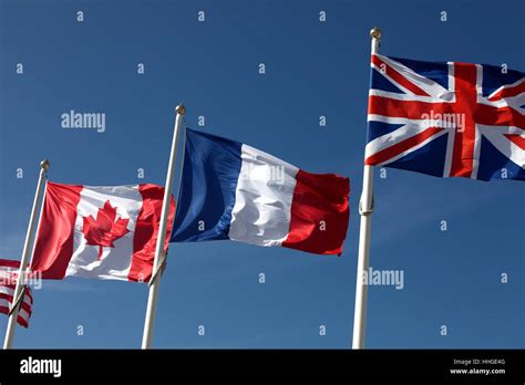 canada, flag, national, french, canadian, blue, emblem, sunlight ...