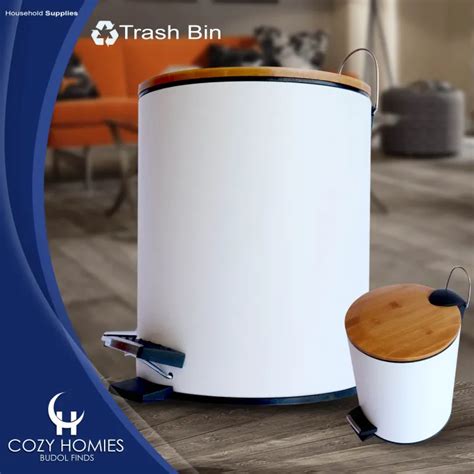 Cozy Homes Nordic Trashcan Trash Bin 5liters 5l Lazada Ph
