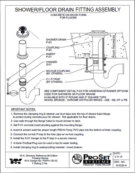 Floor Drain Section Drawing Viewfloor Co