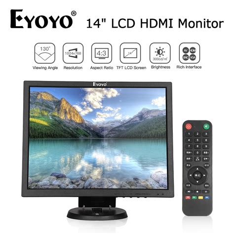 Eyoyo Cal Ekran Tft Lcd X Cctv Tv Komputer Wy Wietlacz Dla