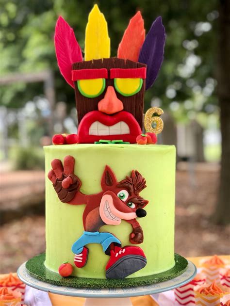 Crash Bandicoot Birthday Cake En 2022 Pasteles Hermosos Cumpleaños Decoracion Fiesta