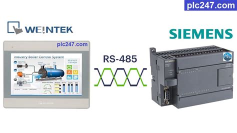 Weintek HMI & Siemens S7-200 "Communication" Tutorial - plc247.com